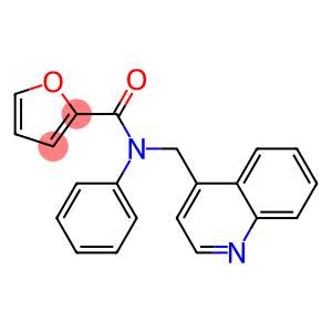 N-PHENYL-N-((QUINOLIN-4-YL)METHYL)FURAN-2-CARBOXAMIDE