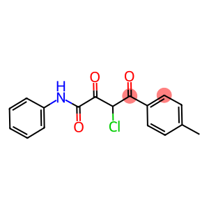 N1-PHENYL-3-CHLORO-4-(4-METHYLPHENYL)-2,4-DIOXOBUTANAMIDE