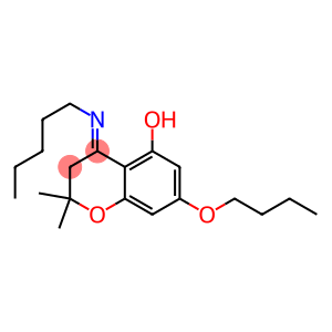 N-Pentyl-2,2-dimethyl-5-hydroxy-7-butoxychroman-4-imine