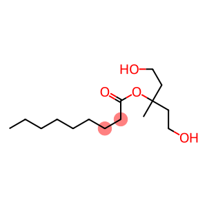 Nonanoic acid 3-hydroxy-1-(2-hydroxyethyl)-1-methylpropyl ester