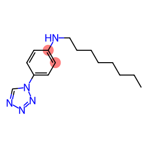 N-octyl-4-(1H-1,2,3,4-tetrazol-1-yl)aniline