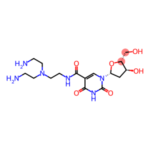 5-(N-(2-(N,N-bis(2-aminoethyl)amino)ethyl)carbamoyl)-2'-deoxyuridine