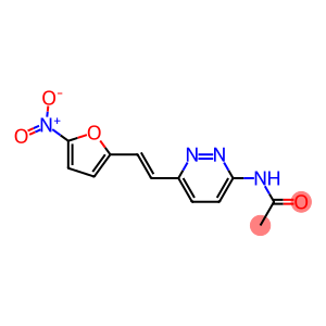 N-[6-[2-(5-Nitro-2-furanyl)ethenyl]-3-pyridazinyl]acetamide