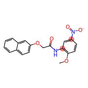 N-{5-nitro-2-methoxyphenyl}-2-(2-naphthyloxy)acetamide