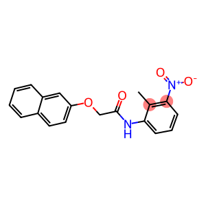 N-{3-nitro-2-methylphenyl}-2-(2-naphthyloxy)acetamide