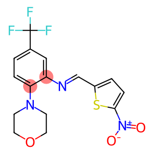 N1-[(5-nitro-2-thienyl)methylidene]-2-morpholino-5-(trifluoromethyl)aniline