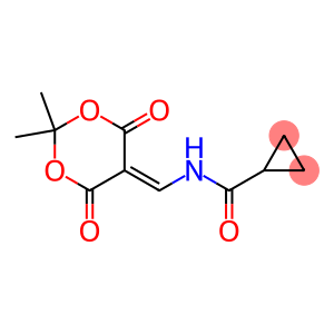 N-((2,2-Nimethyl-4,6-dioxo-1,3-dioxan-5-yliden)methyl)cyclopropanecarboxamide
