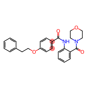 N-[2-(4-morpholinylcarbonyl)phenyl]-4-(phenethyloxy)benzamide