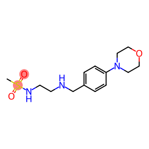 N-[2-({[4-(morpholin-4-yl)phenyl]methyl}amino)ethyl]methanesulfonamide