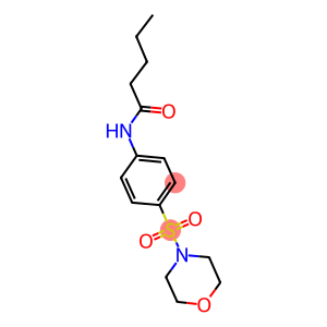 N-[4-(MORPHOLIN-4-YLSULFONYL)PHENYL]PENTANAMIDE