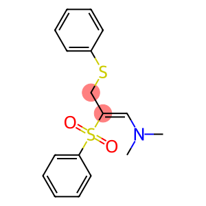 N,N-Dimethyl-2-(phenylsulfonyl)-3-(phenylthio)-1-propen-1-amine