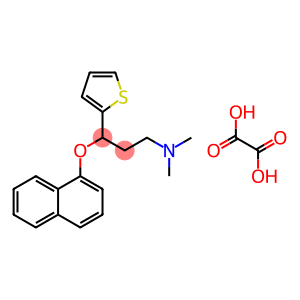 N,N-Dimethyl-3-(1-Naphthalenylaxy)-3-(2-Thienyl)-1- propanamine oxalate