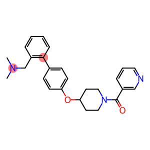 N,N-DIMETHYL-1-(4'-([1-(PYRIDIN-3-YLCARBONYL)PIPERIDIN-4-YL]OXY)BIPHENYL-2-YL)METHANAMINE