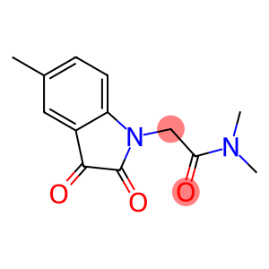 N,N-dimethyl-2-(5-methyl-2,3-dioxo-2,3-dihydro-1H-indol-1-yl)acetamide