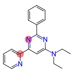 N,N-DIETHYL-2-PHENYL-6-PYRIDIN-2-YLPYRIMIDIN-4-AMINE