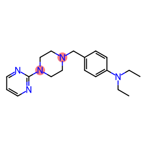 N,N-diethyl-N-(4-{[4-(2-pyrimidinyl)-1-piperazinyl]methyl}phenyl)amine