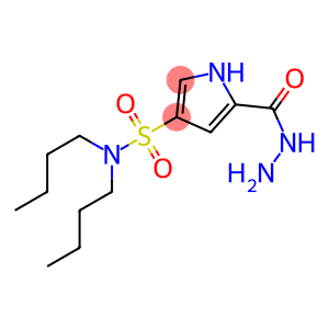 N,N-dibutyl-5-(hydrazinocarbonyl)-1H-pyrrole-3-sulfonamide