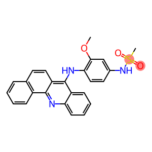N-[3-Methoxy-4-[[benz[c]acridin-7-yl]amino]phenyl]methanesulfonamide