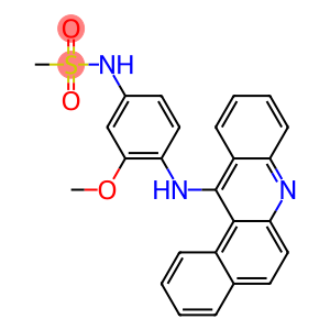 N-[3-Methoxy-4-[[benz[a]acridin-12-yl]amino]phenyl]methanesulfonamide