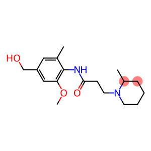 N-(2-Methoxy-4-hydroxymethyl-6-methylphenyl)-2-methyl-1-piperidinepropanamide