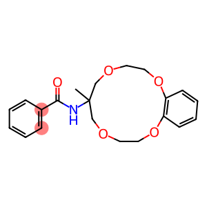 N-[(6-Methyl-2,3,6,7,9,10-hexahydro-5H-1,4,8,11-benzotetraoxacyclotridecin)-6-yl]benzamide