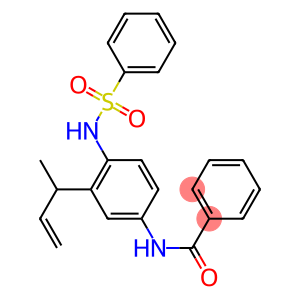 N-[3-(1-Methyl-2-propenyl)-4-phenylsulfonylaminophenyl]benzamide