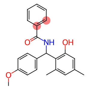 N-[(4-Methoxyphenyl)(2-hydroxy-4,6-dimethylphenyl)methyl]benzamide
