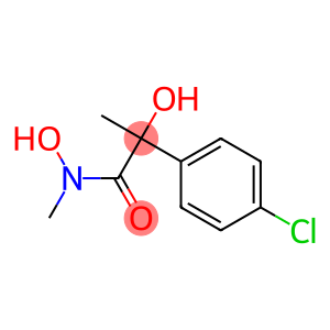 N-Methyl-2-hydroxy-2-methyl-2-(4-chlorophenyl)acetohydroxamic acid