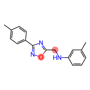 N-(3-methylphenyl)-N-{[3-(4-methylphenyl)-1,2,4-oxadiazol-5-yl]methyl}amine