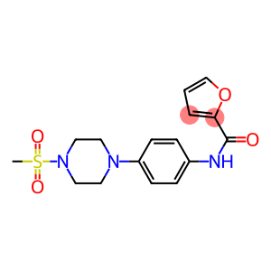 N-{4-[4-(methylsulfonyl)-1-piperazinyl]phenyl}-2-furamide