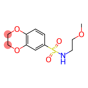 N-(2-methoxyethyl)-2,3-dihydro-1,4-benzodioxine-6-sulfonamide