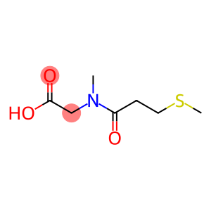 2-[N-methyl-3-(methylsulfanyl)propanamido]acetic acid