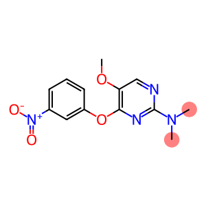 N-[5-methoxy-4-(3-nitrophenoxy)-2-pyrimidinyl]-N,N-dimethylamine