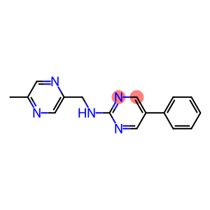 N-[(5-METHYLPYRAZIN-2-YL)METHYL]-5-PHENYLPYRIMIDIN-2-AMINE