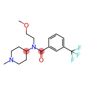 N-(2-METHOXYETHYL)-N-(1-METHYLPIPERIDIN-4-YL)-3-(TRIFLUOROMETHYL)BENZAMIDE