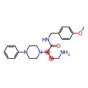 N-(4-methoxybenzyl)-2-(4-phenylpiperazin-1-yl)-4-aminobutyric amide