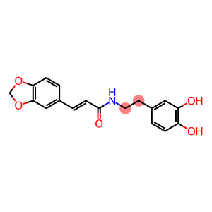 N-(3,4-methylenedioxycinnamoyl)dopamine