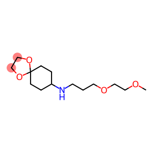N-[3-(2-methoxyethoxy)propyl]-1,4-dioxaspiro[4.5]decan-8-amine