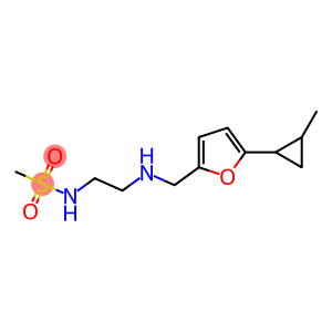 N-[2-({[5-(2-methylcyclopropyl)furan-2-yl]methyl}amino)ethyl]methanesulfonamide