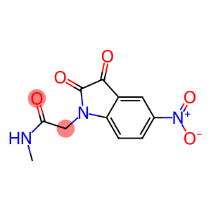N-methyl-2-(5-nitro-2,3-dioxo-2,3-dihydro-1H-indol-1-yl)acetamide