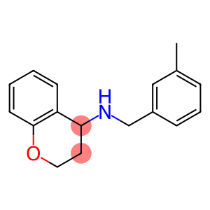 N-[(3-methylphenyl)methyl]-3,4-dihydro-2H-1-benzopyran-4-amine