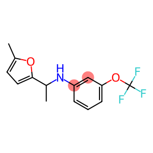 N-[1-(5-methylfuran-2-yl)ethyl]-3-(trifluoromethoxy)aniline
