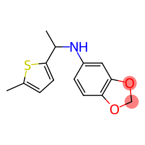 N-[1-(5-methylthiophen-2-yl)ethyl]-2H-1,3-benzodioxol-5-amine