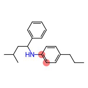 N-(3-methyl-1-phenylbutyl)-4-propylaniline