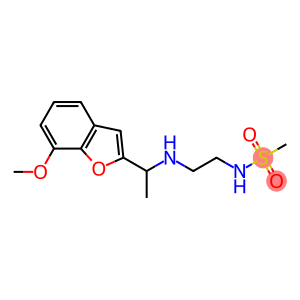 N-(2-{[1-(7-methoxy-1-benzofuran-2-yl)ethyl]amino}ethyl)methanesulfonamide