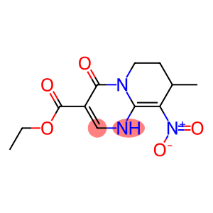 9-Nitro-8-methyl-4-oxo-1,6,7,8-tetrahydro-4H-pyrido[1,2-a]pyrimidine-3-carboxylic acid ethyl ester