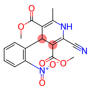 4-(2-Nitrophenyl)-2-cyano-6-methyl-1,4-dihydropyridine-3,5-dicarboxylic acid dimethyl ester