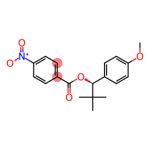 (4-Nitrobenzoic acid)(R)-2,2-dimethyl-1-(4-methoxyphenyl)propyl ester