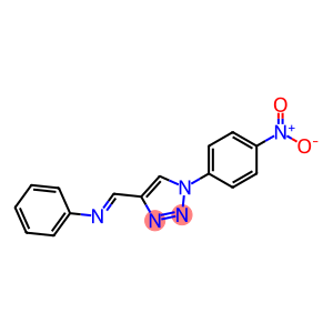 1-(4-Nitrophenyl)-4-[(phenylimino)methyl]-1H-1,2,3-triazole