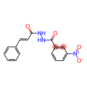 3-nitro-N'-[(E)-3-phenyl-2-propenoyl]benzohydrazide